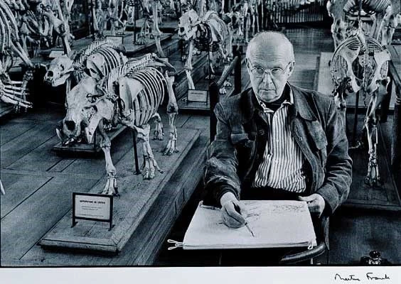 瑪汀．法蘭歌（Martine-Franck, 1938-2012），《布列松》，1975，銀鹽相紙，50.8×61cm，臺北市立美術館收藏；該作為本館於1991年10月舉辦「亨利．凱狄．布列森與瑪汀．法蘭歌聯展」時收藏。©臺北市立美術館-圖片